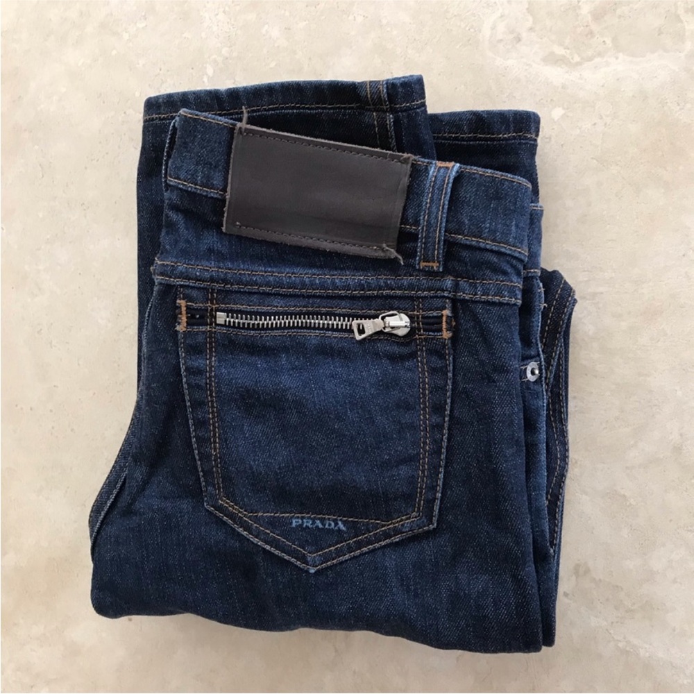 Prada Blue Skinny Jeans Classic Style